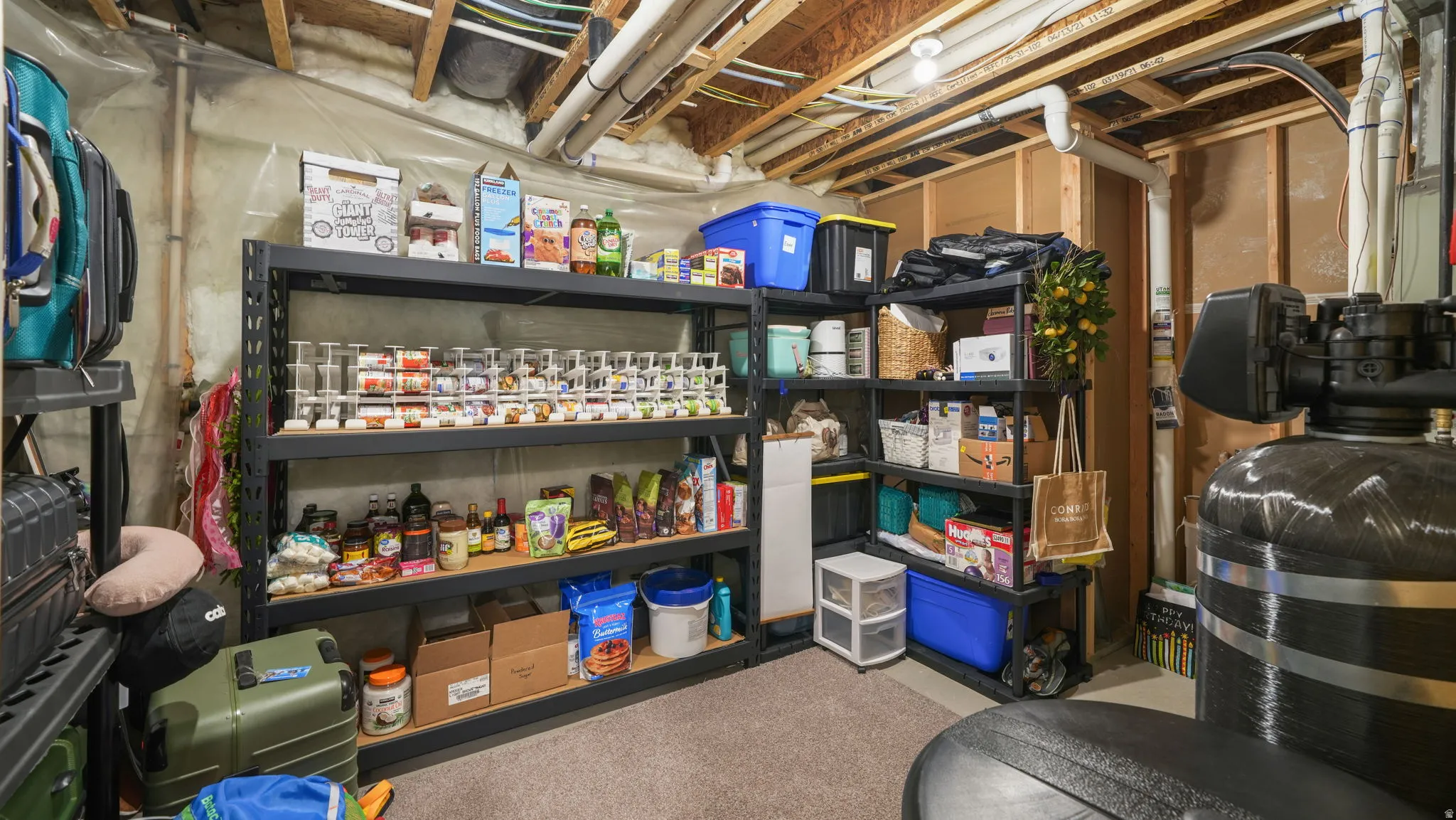 View of storage room