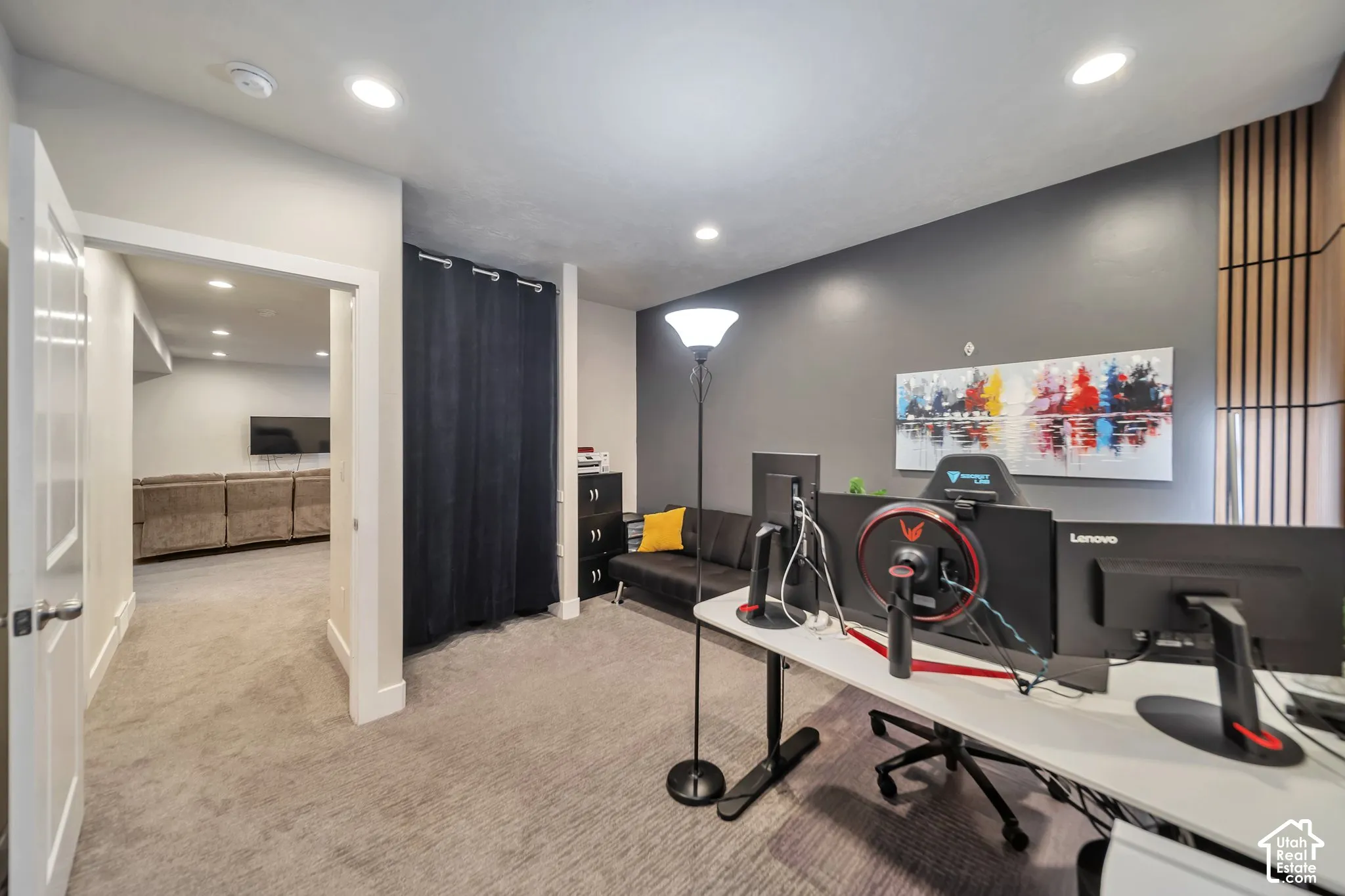 Basement Bedroom/Office Space