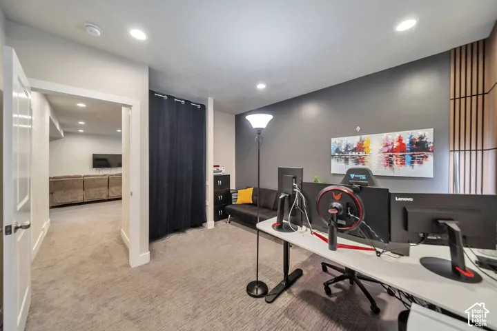 Basement Bedroom/Office Space