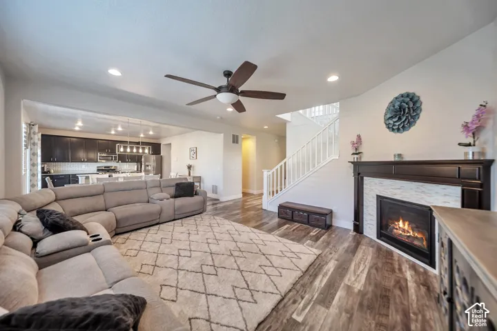 Family Room with Fireplace