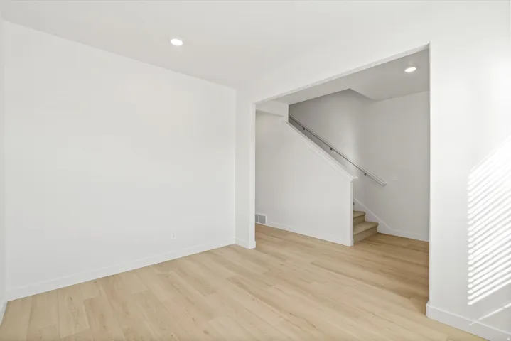 *DISCLAIMER* Interior package and colors may vary.  Unfurnished room featuring light wood-style flooring and recessed lighting