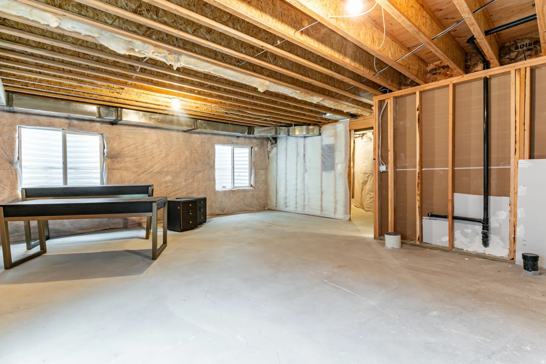 View of basement