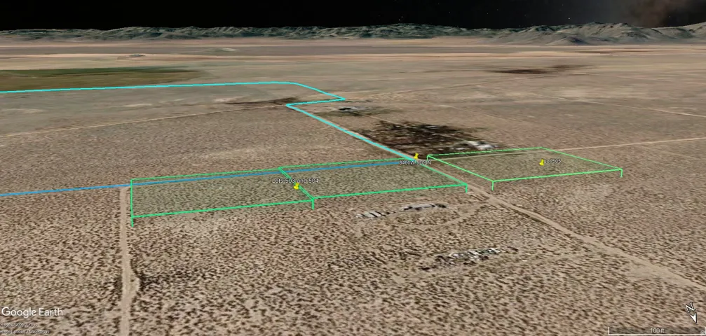 Aerial view of property's location featuring property boundaries highlighted