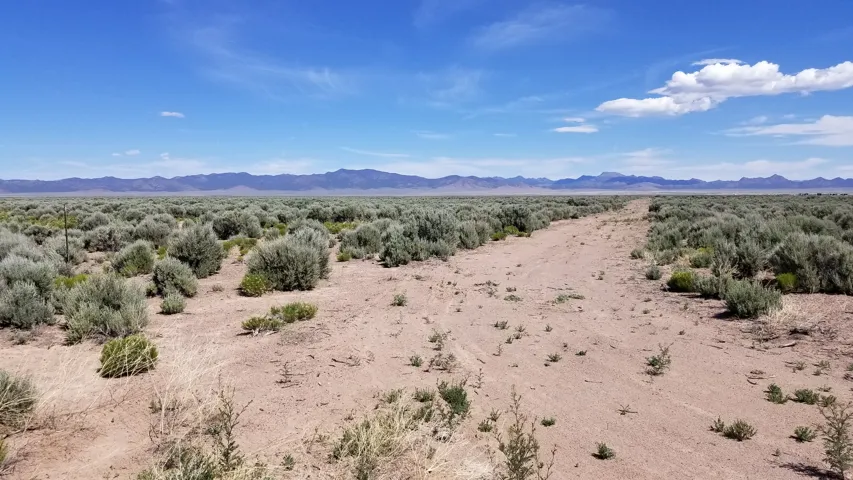 View of mountain background featuring a desert landscape