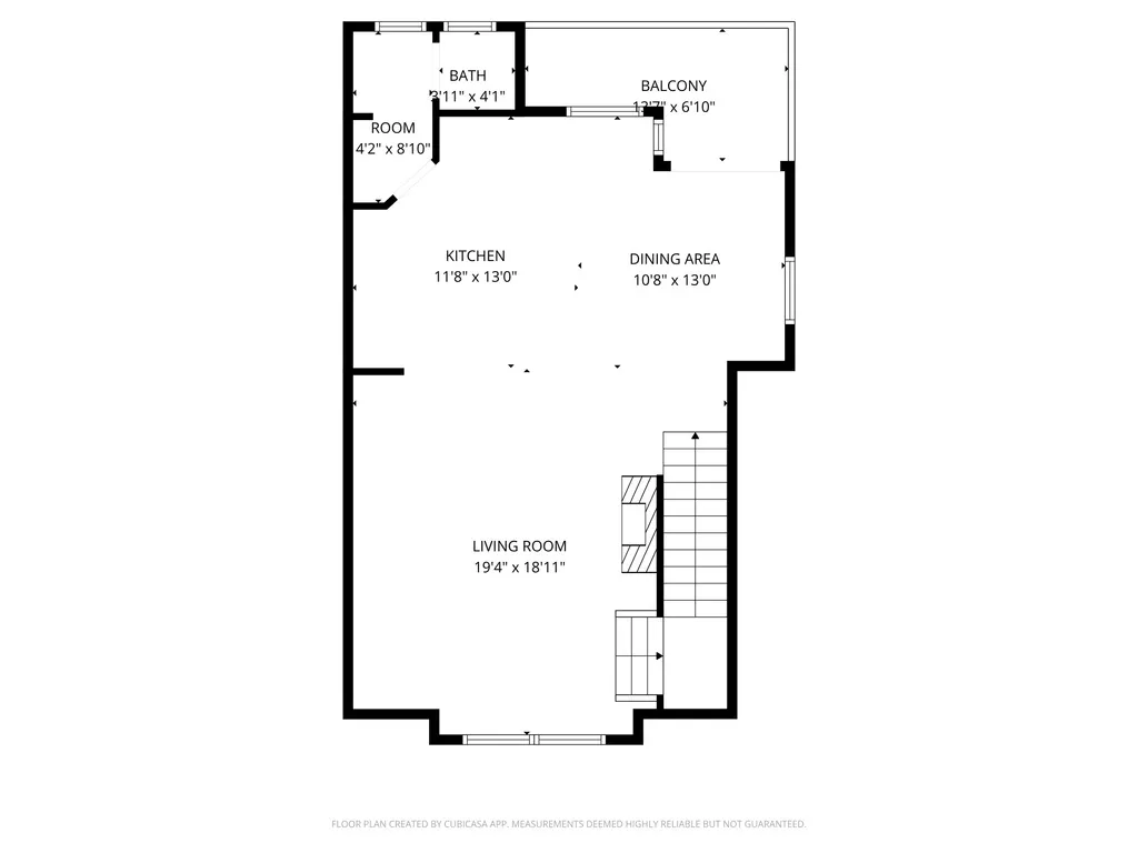 View of floor plan / room layout