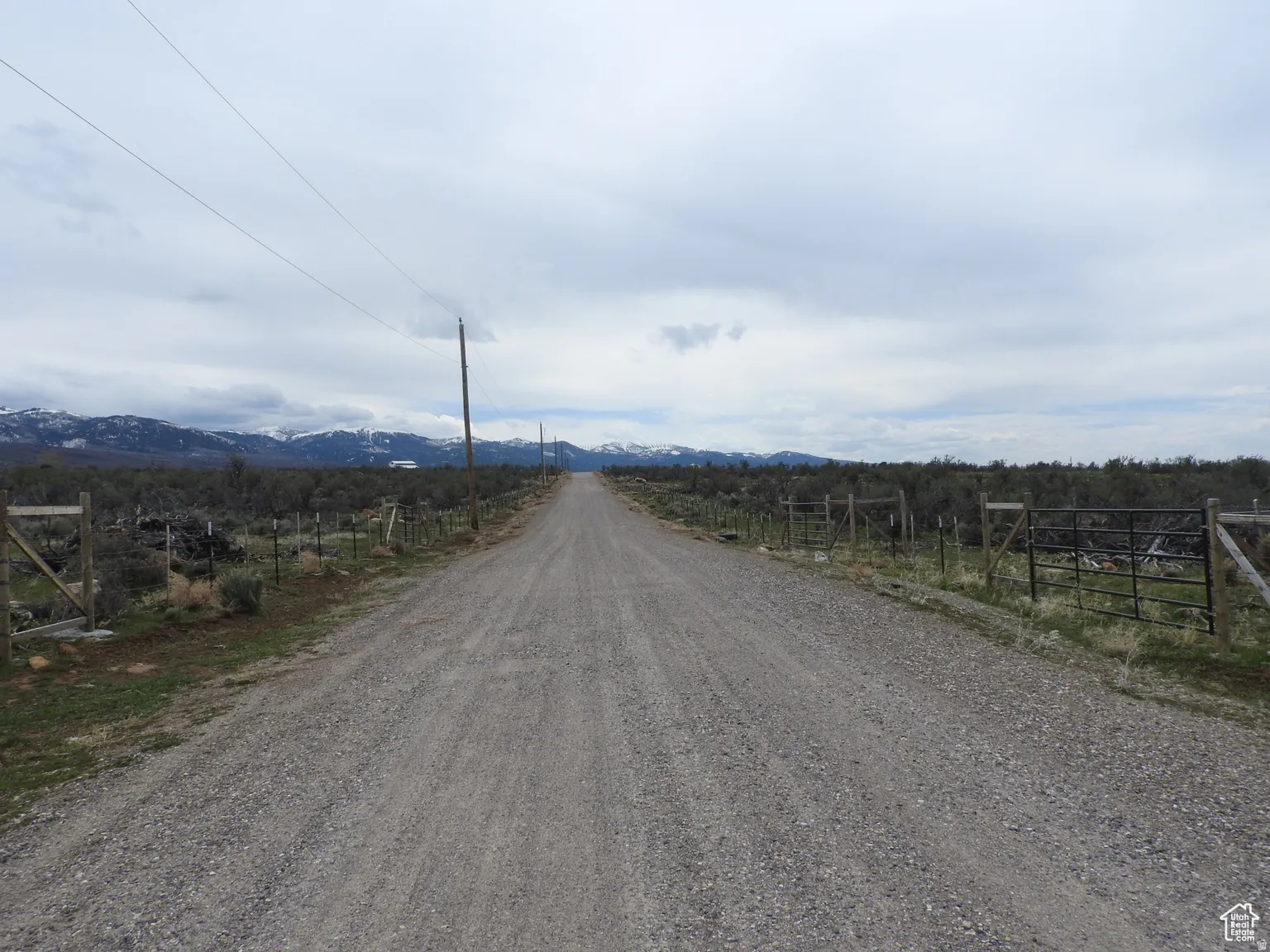 View of street featuring a view of countryside and a mountain view