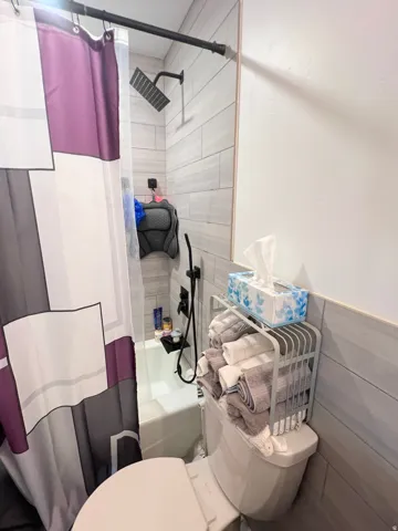 Full bath with toilet
