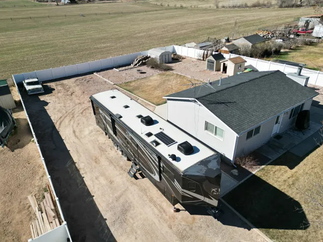 View of rural area east side of home