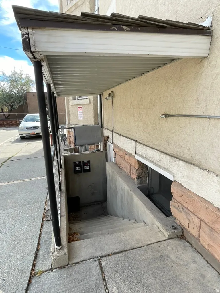 View of stairway