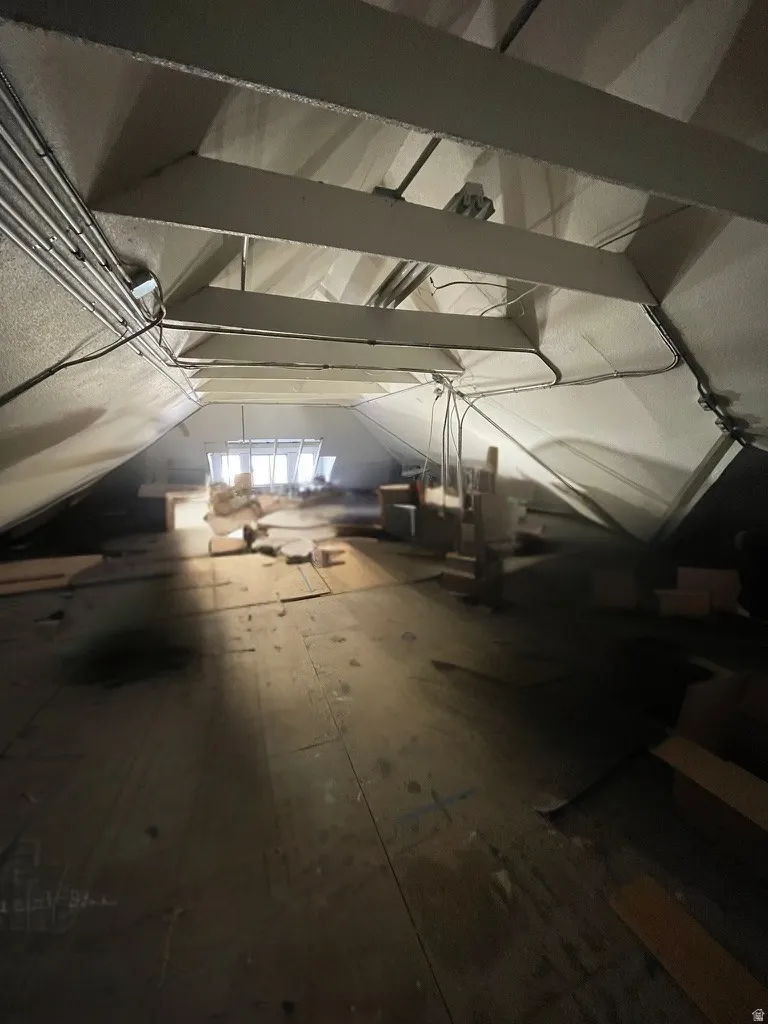 View of attic