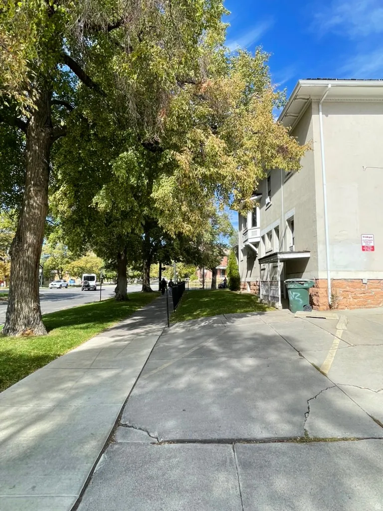 View of concrete road