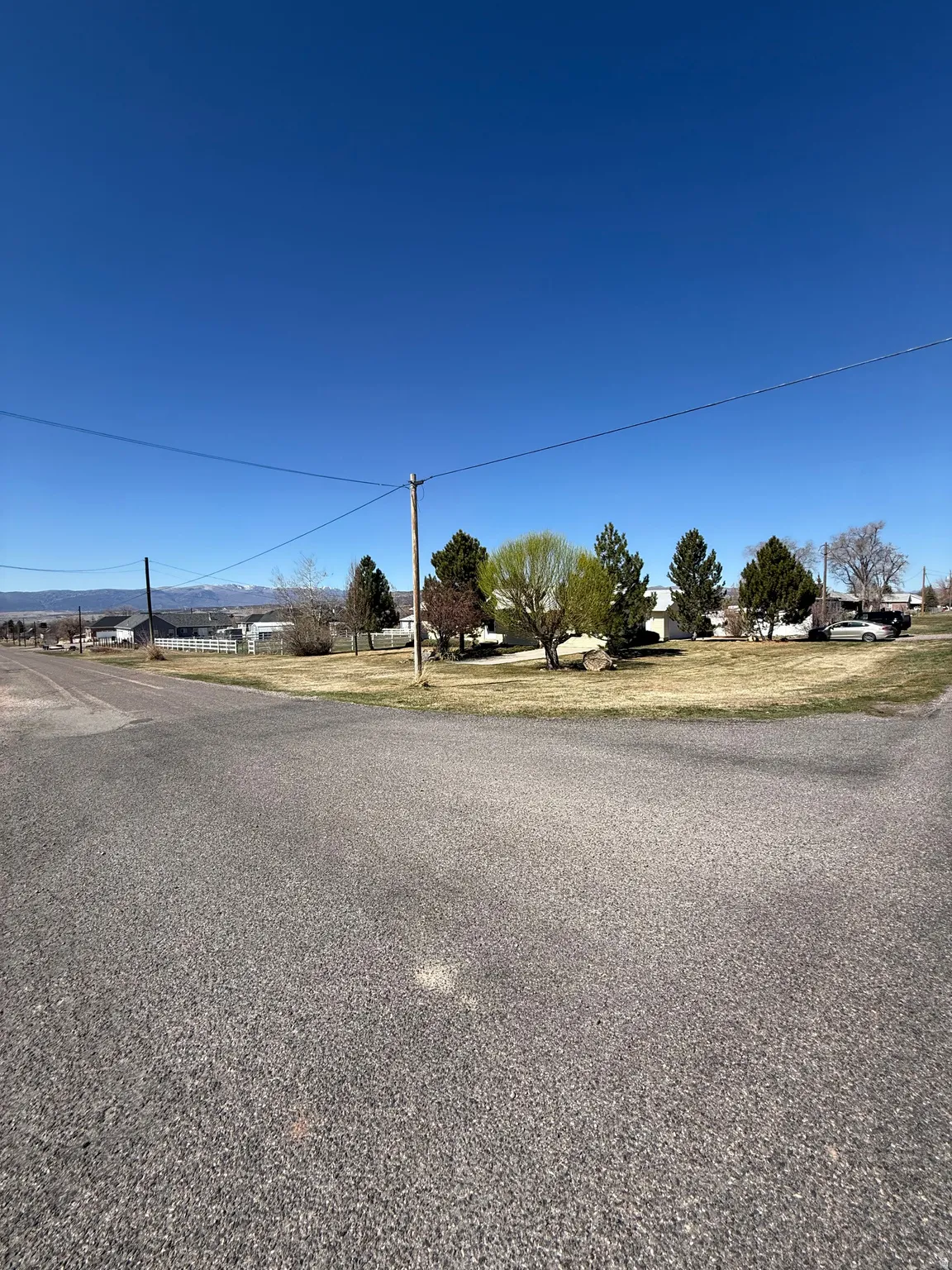 View of asphalt road