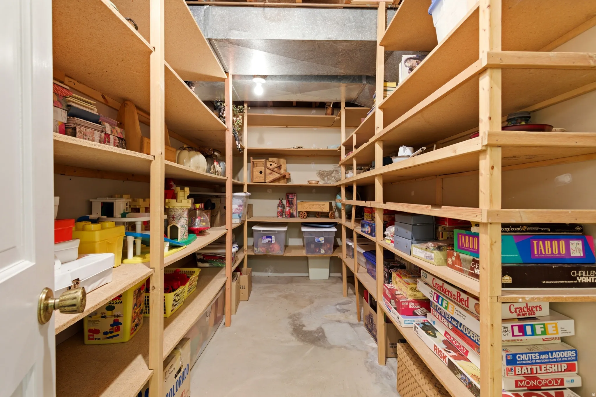 View of storage room