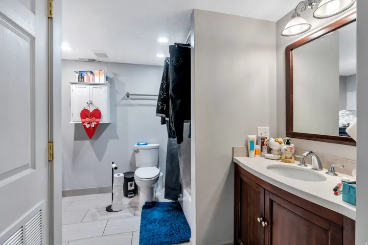Basement bathroom