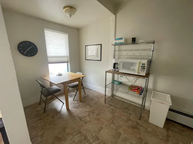 Office featuring baseboards and baseboard heating