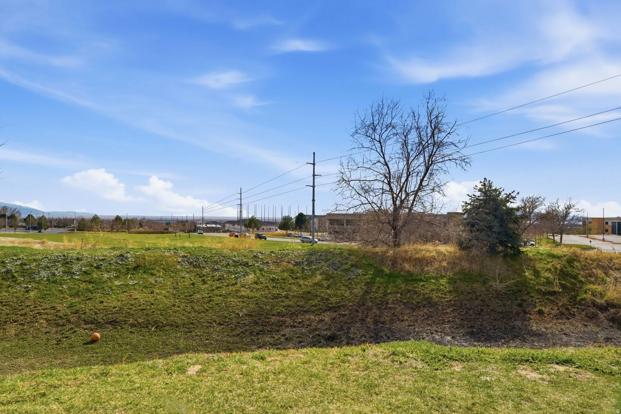 Open space near community overlooking the Weber State Davis Campus