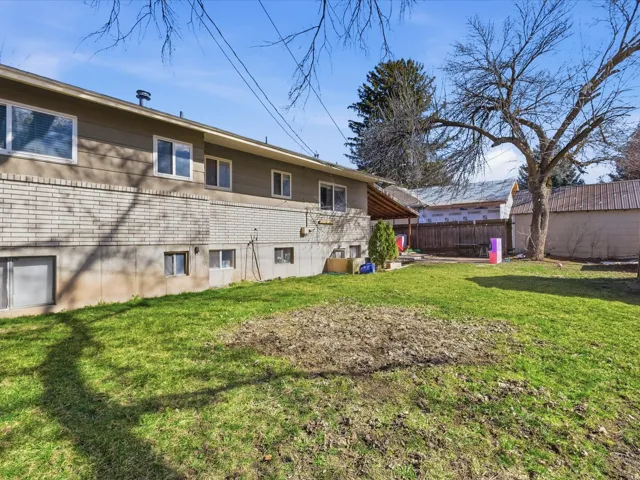 Rear view of property