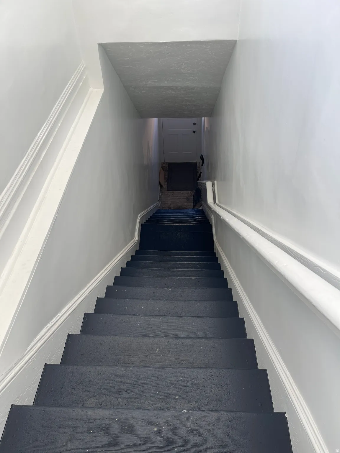 View of stairs prior to tenants moving in