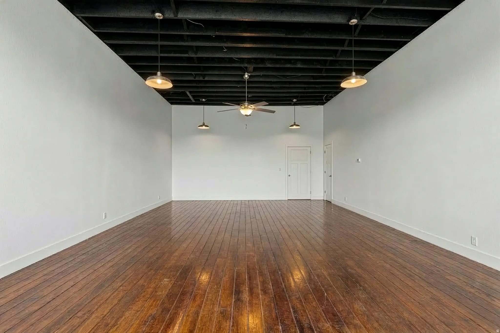 AI rendering - if all items removed from the room. Retail / office space - main floor.