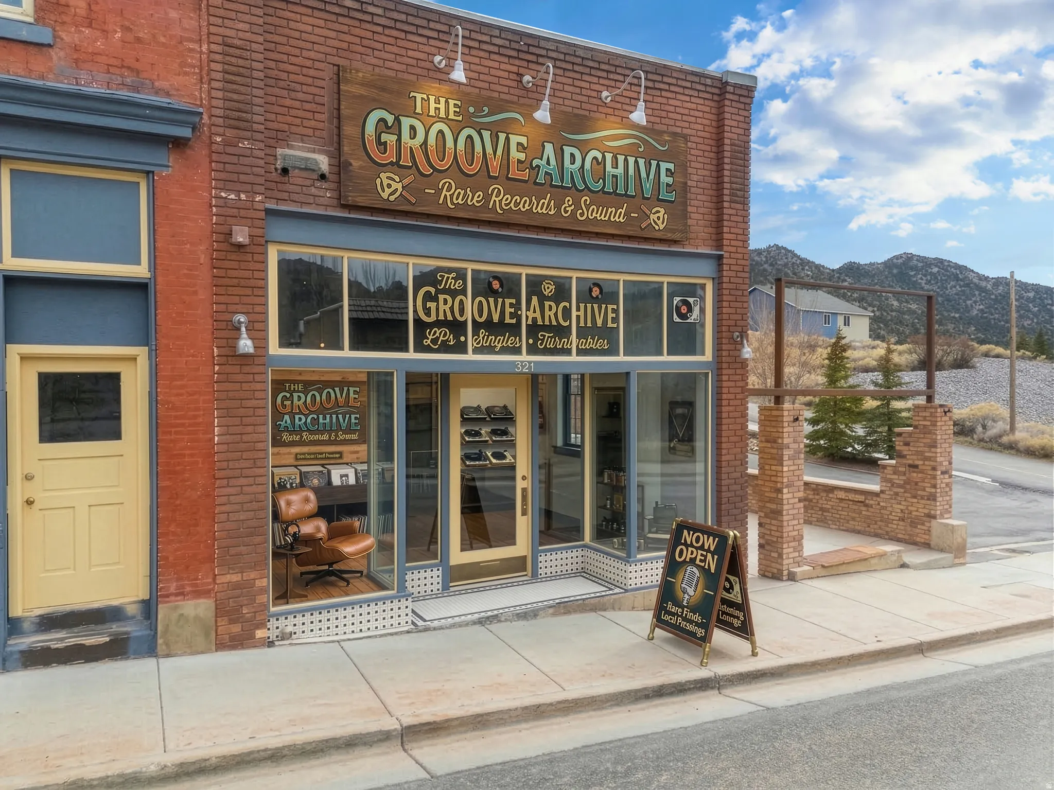 AI-envisioned use for the space. Retail store.