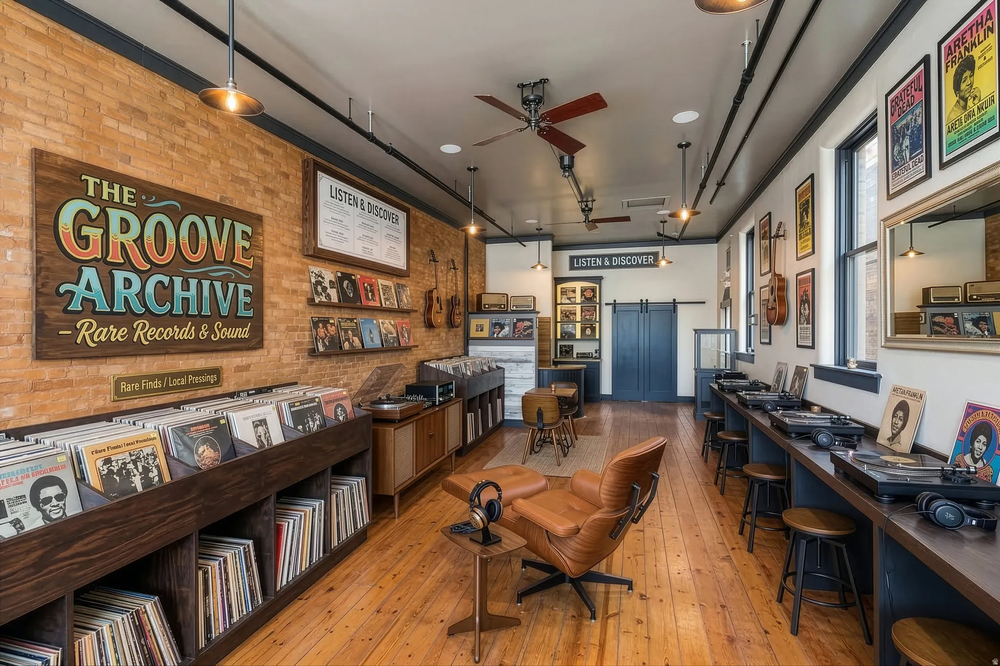 AI-envisioned use for the space. Retail store.