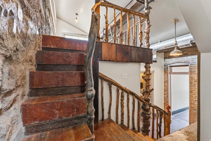 View of stairway