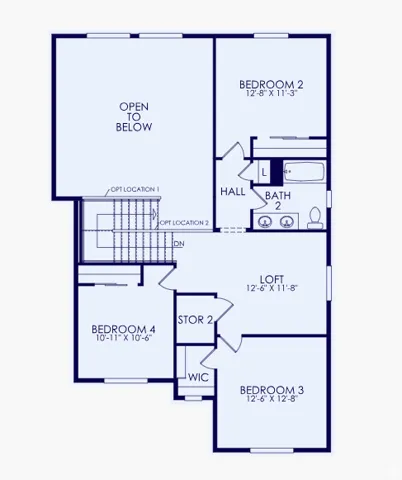 View of room layout