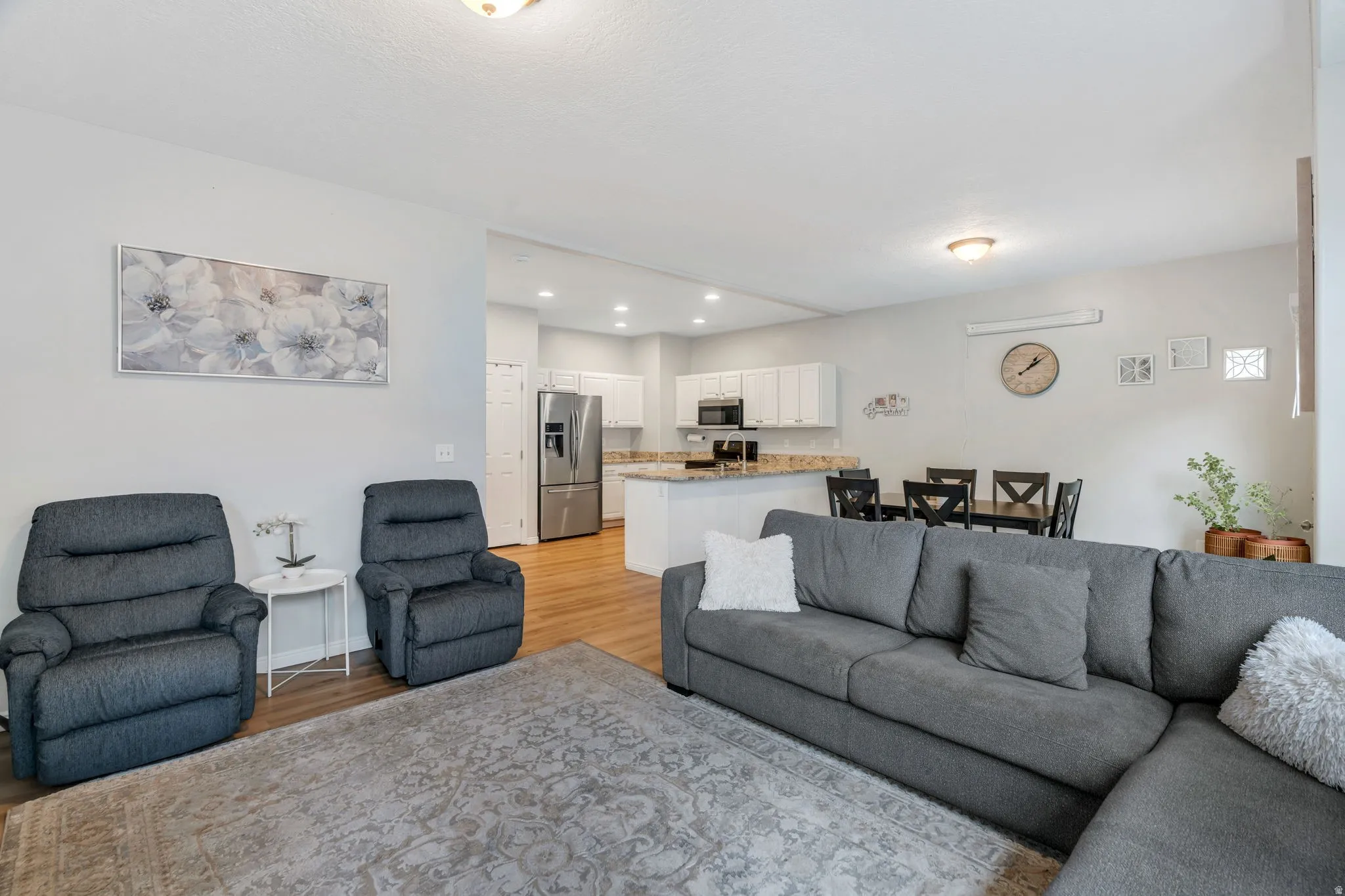 Spacious great room is designed for both everyday living.