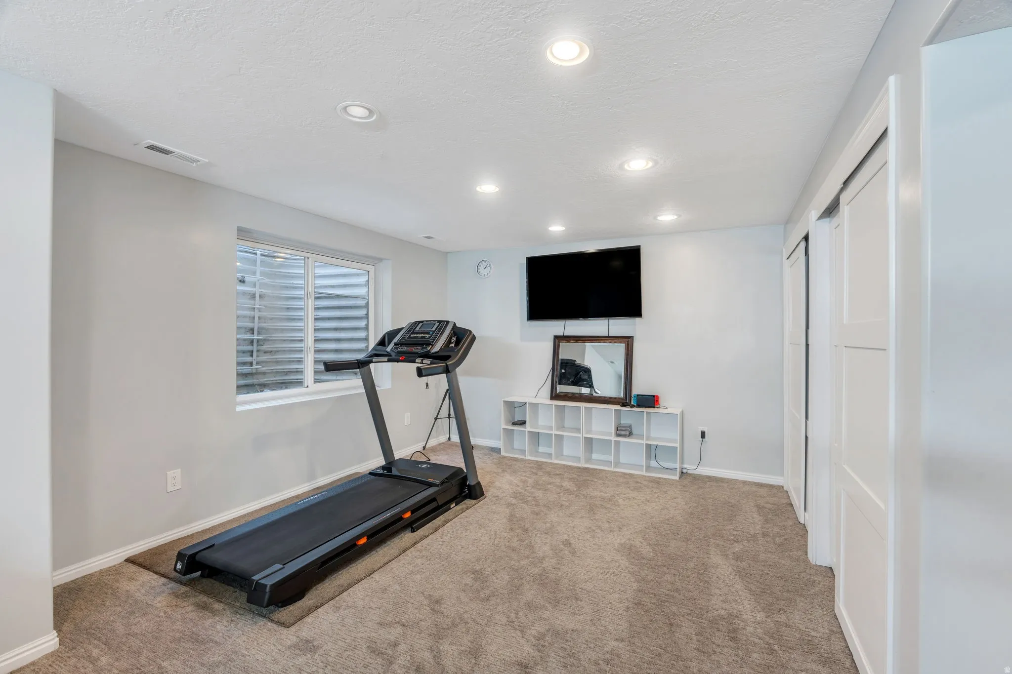 A great flex space that can be a large family room, home office or gym.