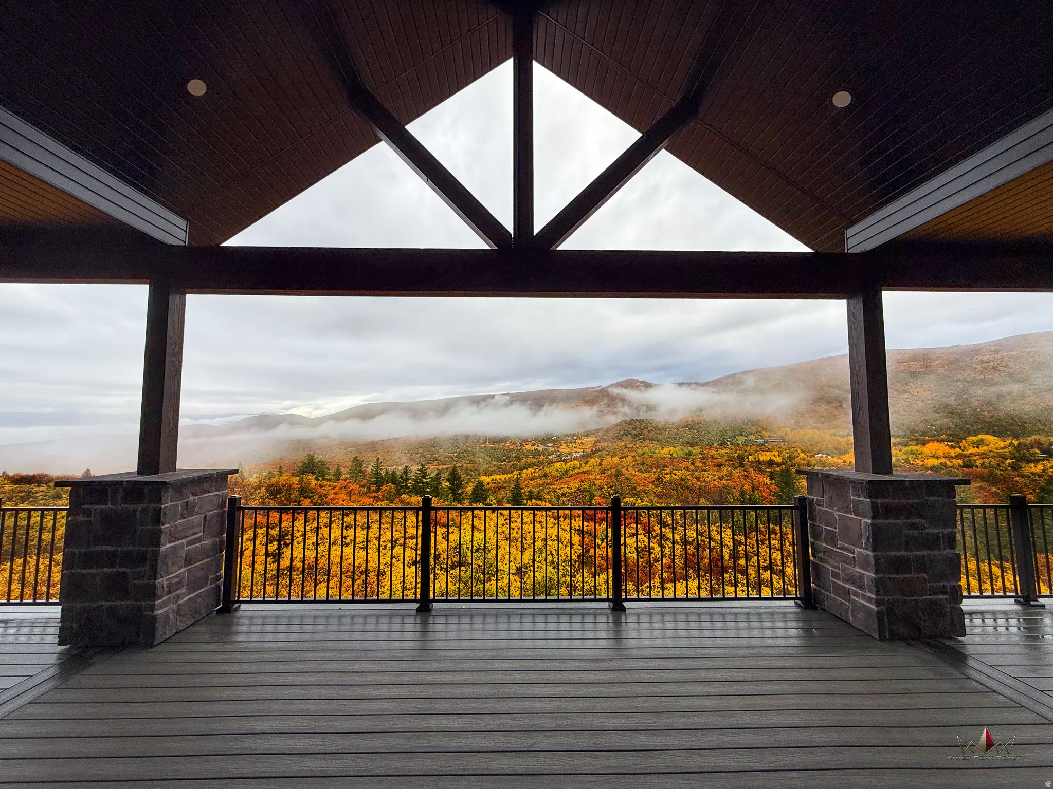 Deck with a forest view