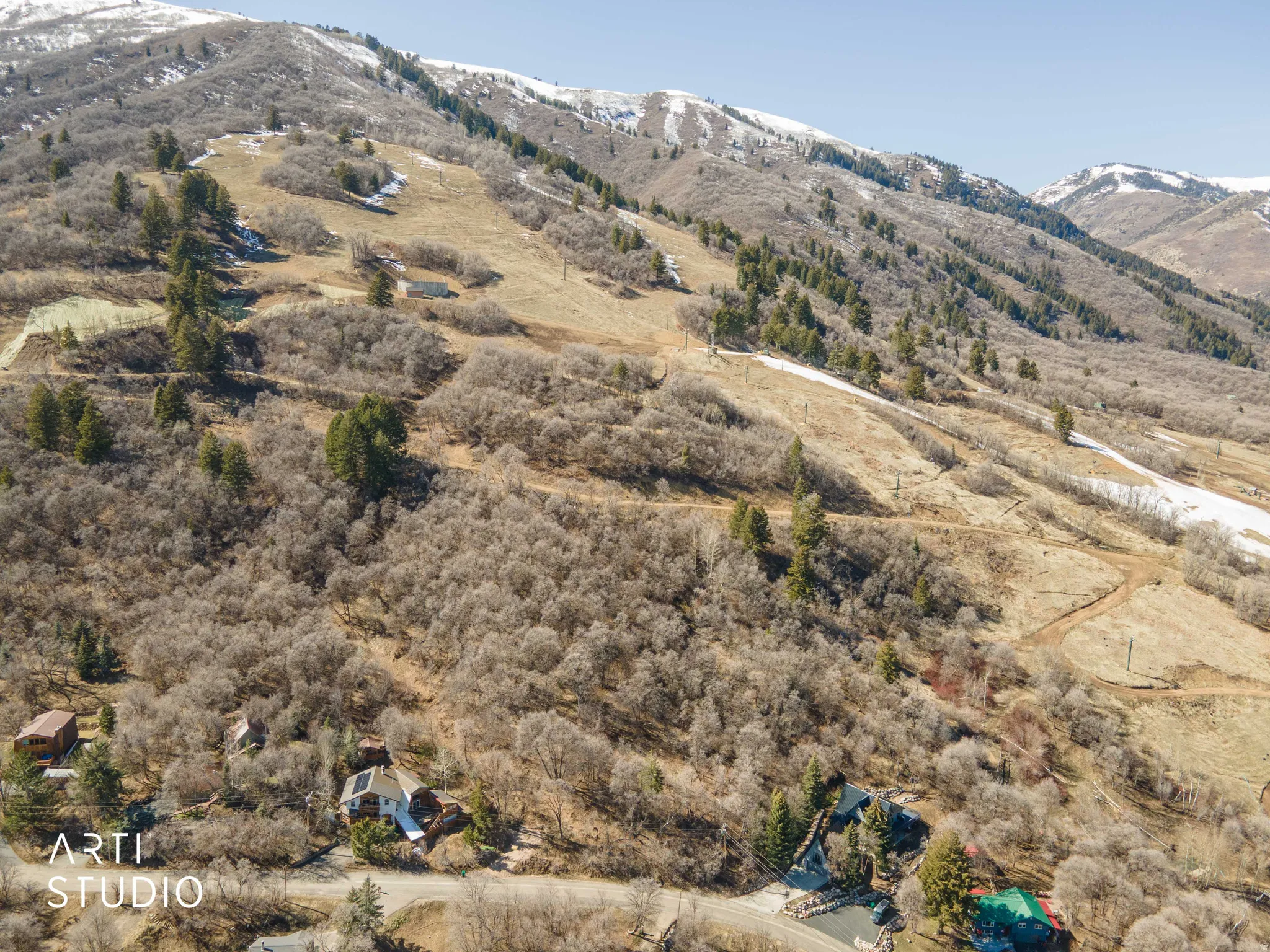 View of mountain background