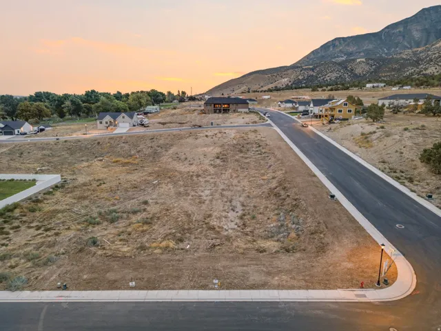 Expansive undeveloped parcel with paved road frontage and existing utilities