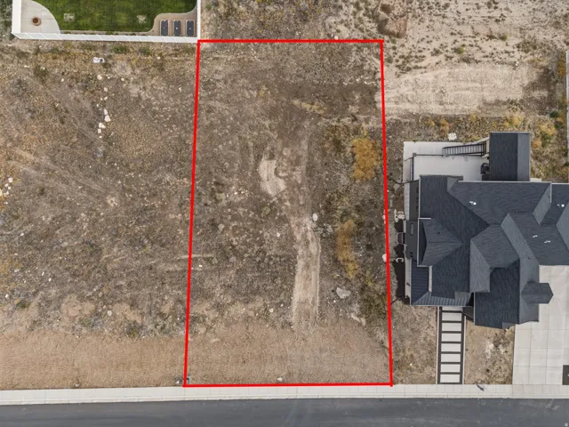 Aerial Property Boundary. Depicting the perimeter of the property in relation to adjacent structures and land features