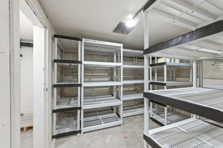 View of storage room
