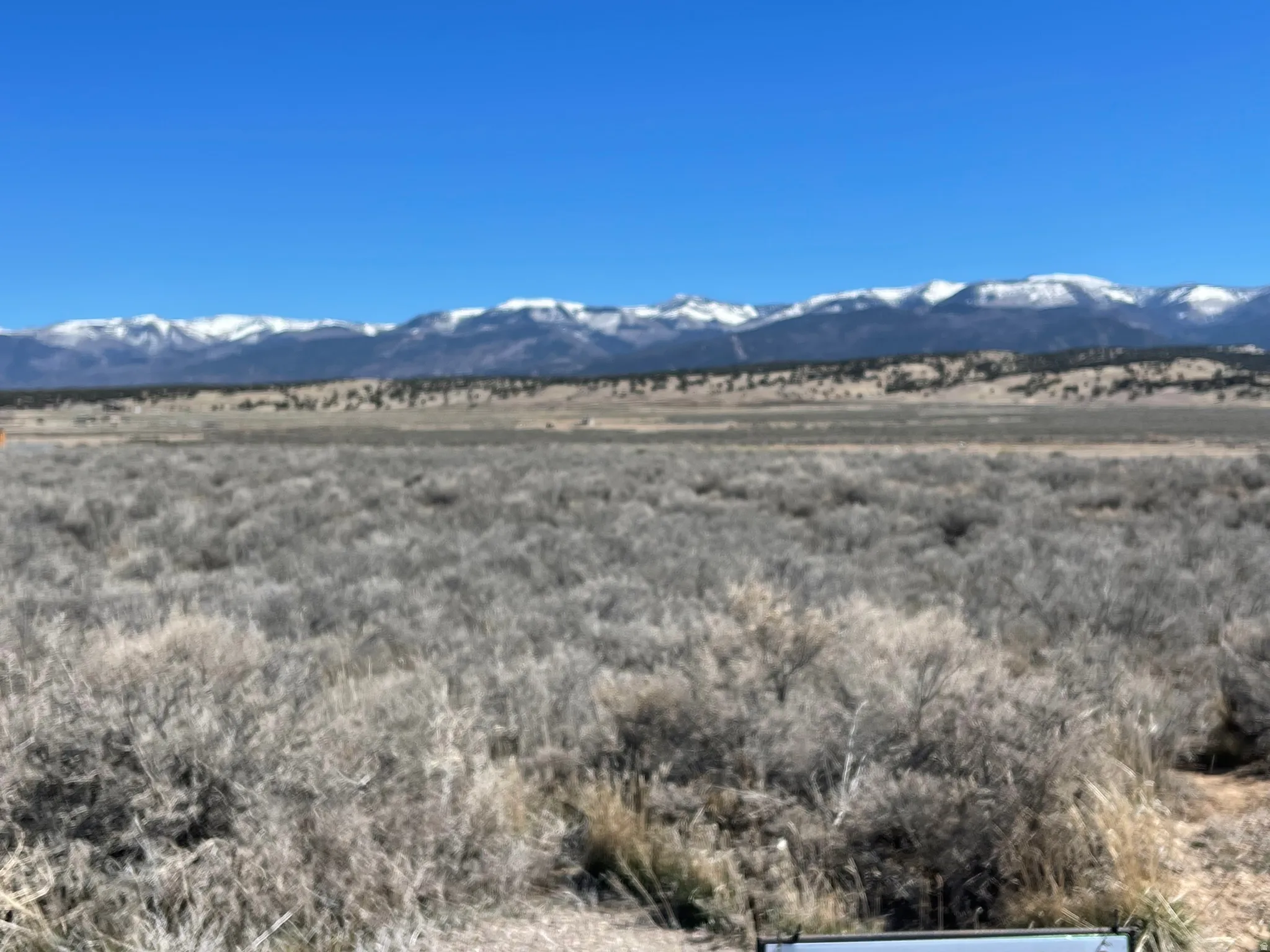 Mountain view with rural landscape