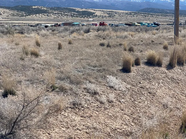 Mountain view with rural landscape