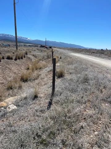 Mountain view with rural landscape