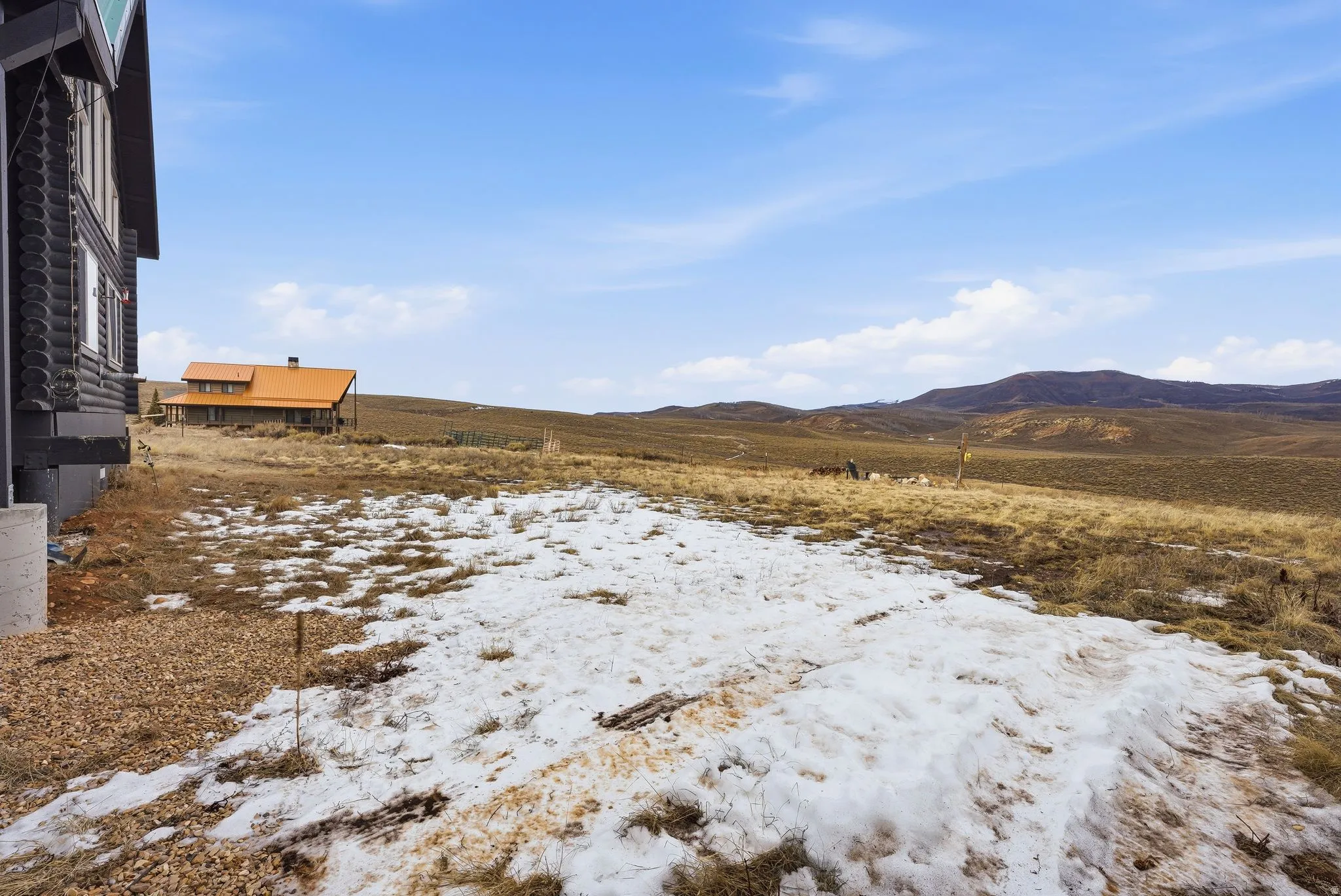 View of mountain background