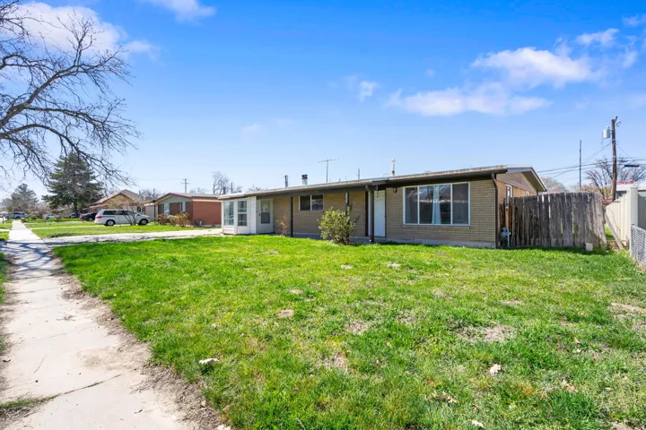 View of front facade with brick siding