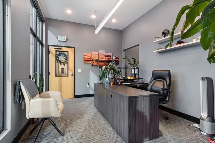View of office area