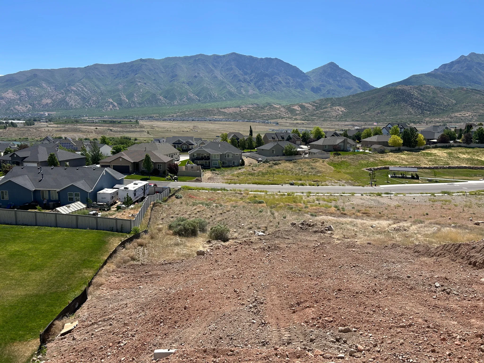View from back of home