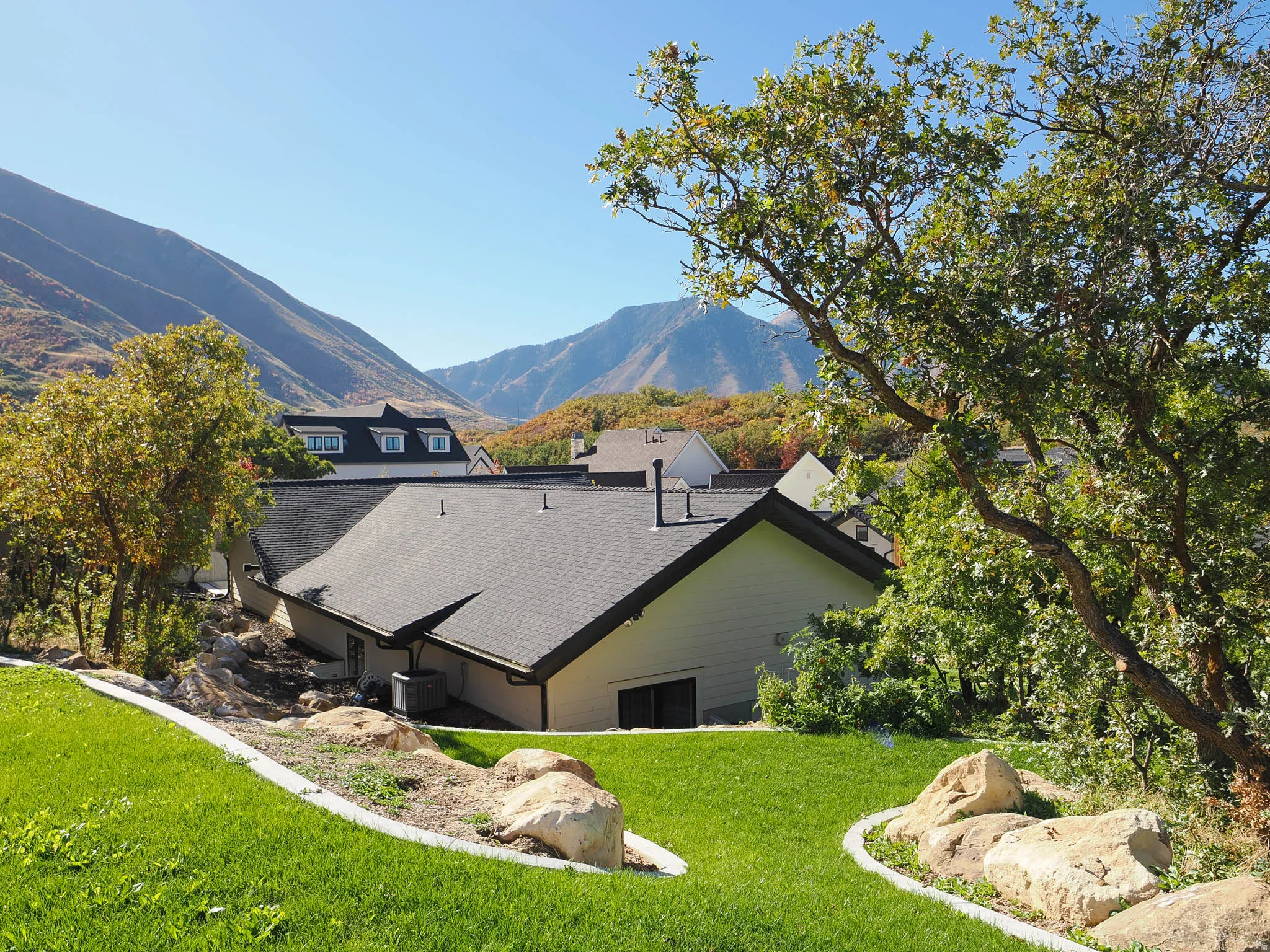 View of mountain backdrop