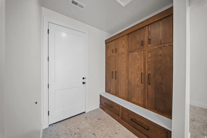 Mudroom with baseboards