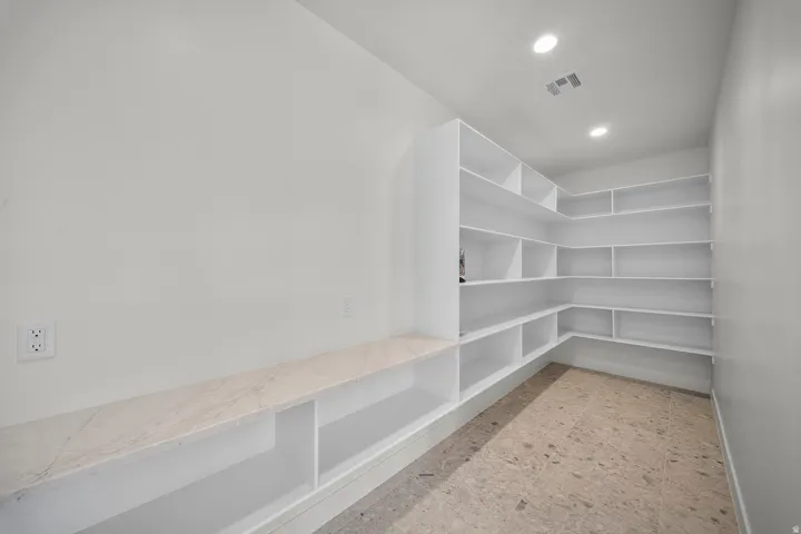 View of storage area