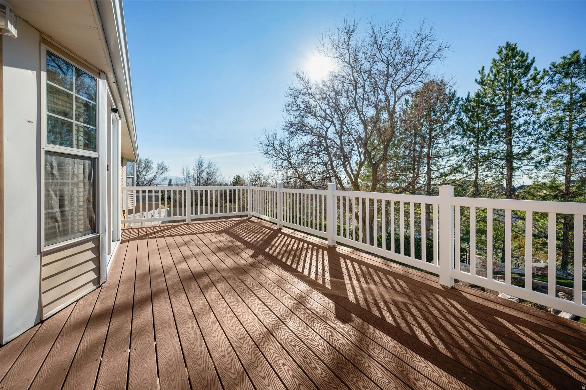 View of deck