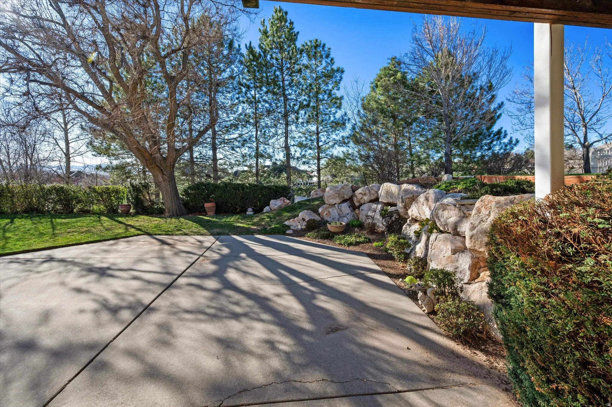 View of patio