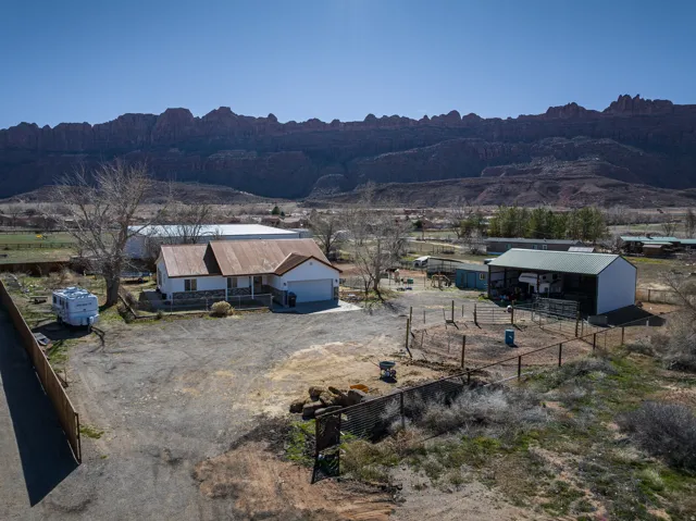 View of rural area with a mountain backdrop