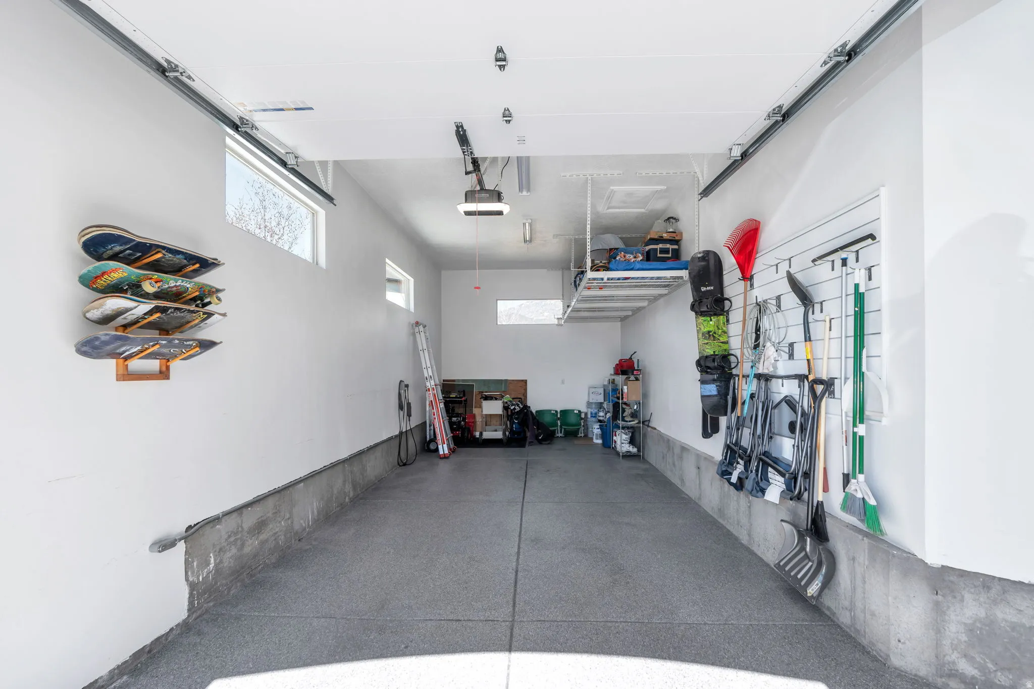 View of 3rd car extra long garage