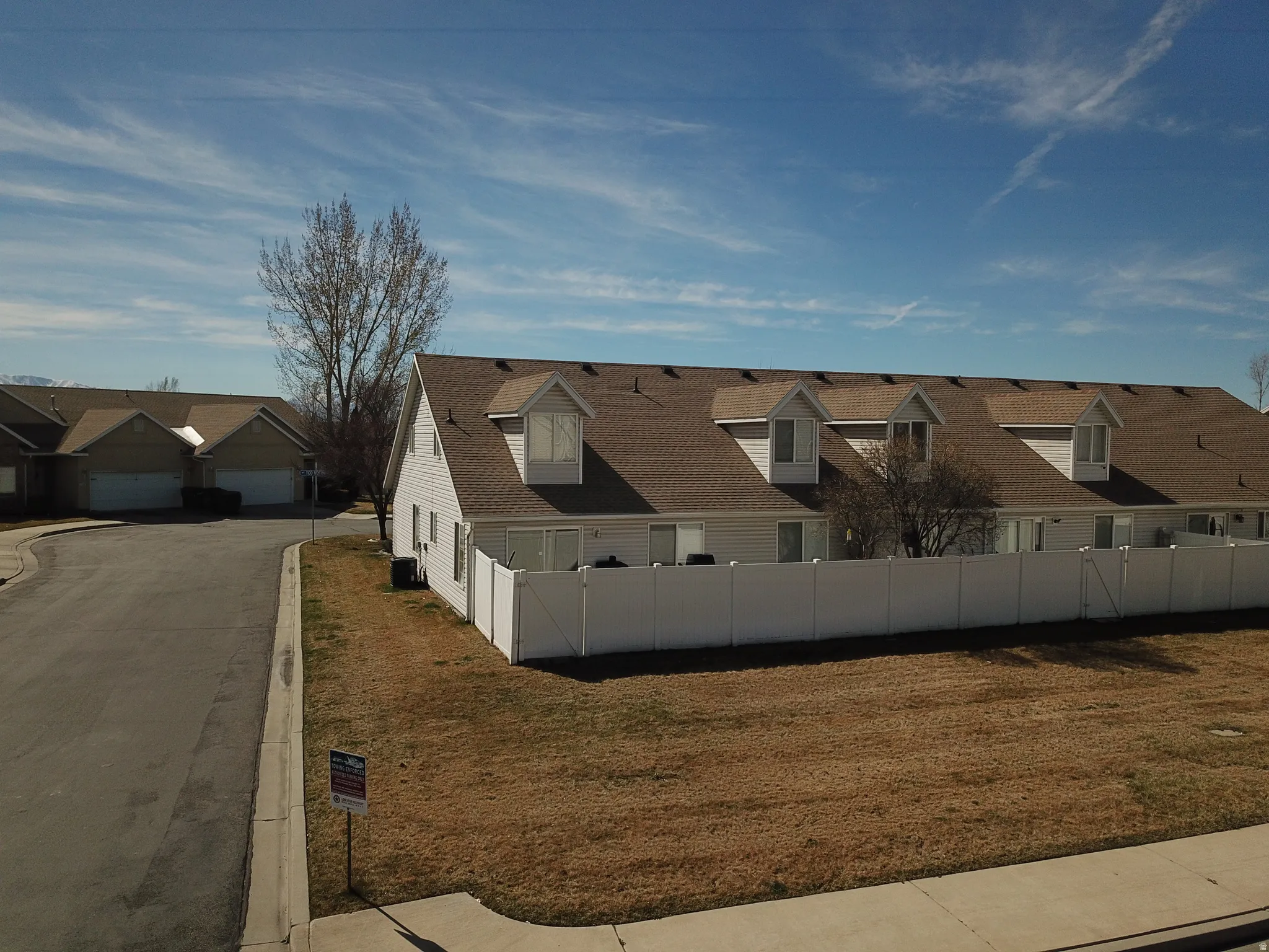 View of side of home with a residential view