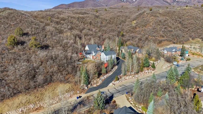 Drone / aerial view of mountains